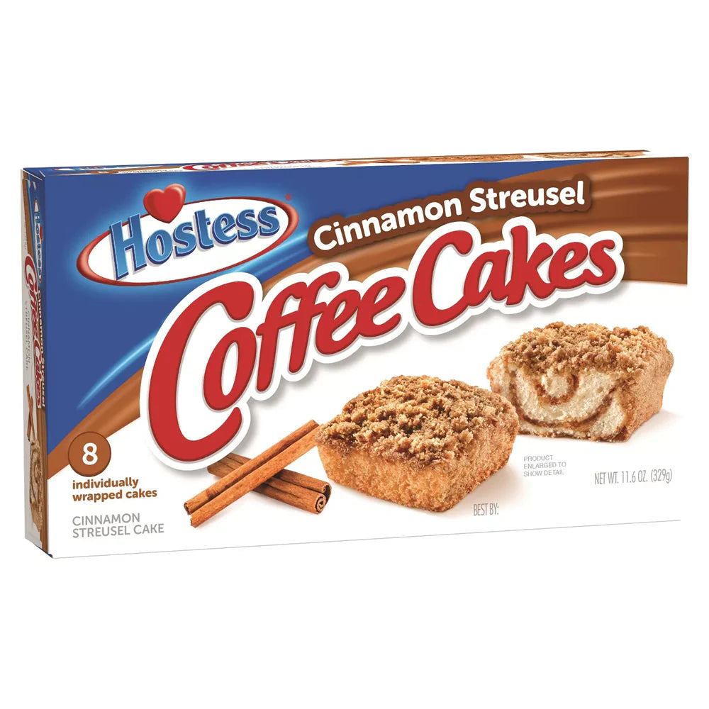 Hostess Cinnamon Streusel Coffee Cakes 11.6 Oz