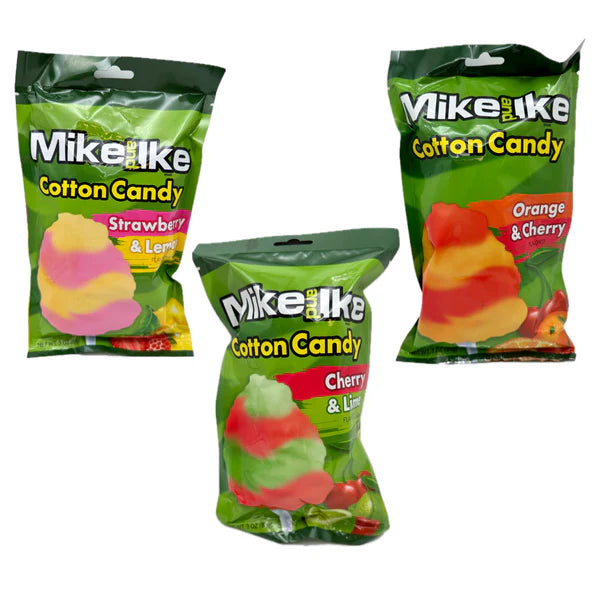 Mike And Ike Cotton Candy Orange & Cherry 3Oz