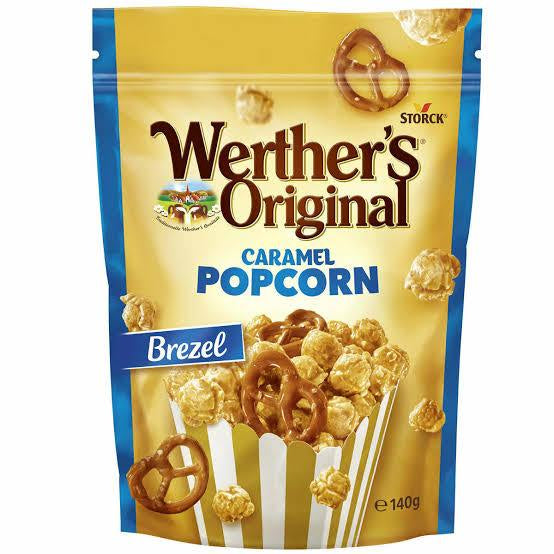 EU Werther’s Original Caramel Popcorn & Pretzels 140g