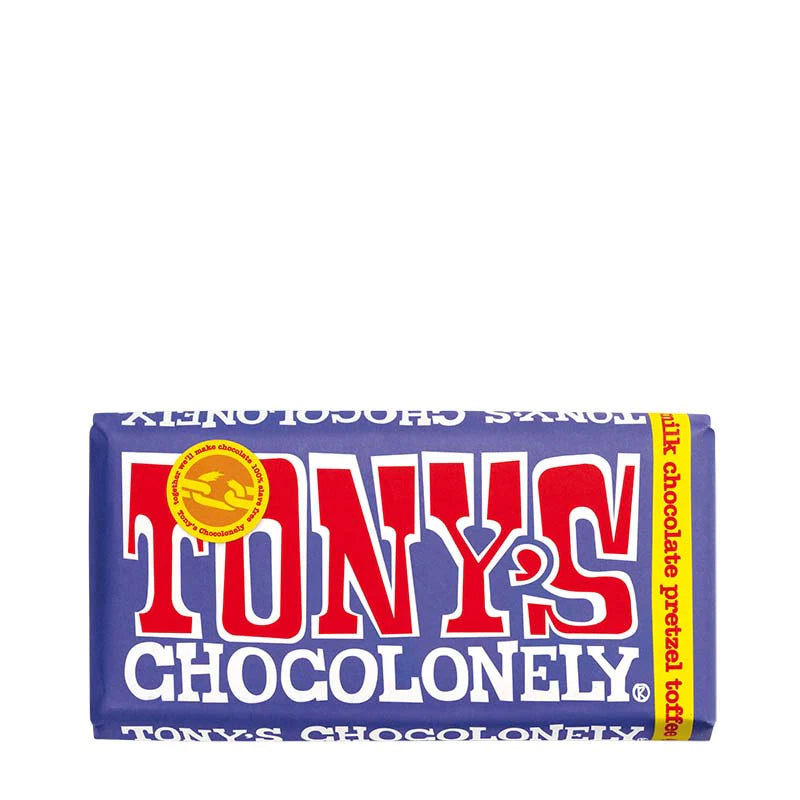 Tony’s Chocolonely Dark Milk Pretzel Toffee 180g (BBD:- 7 May, 2025)