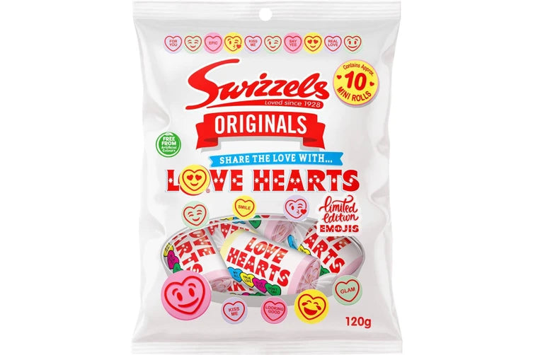 Swizzels Original Love Hearts 127g