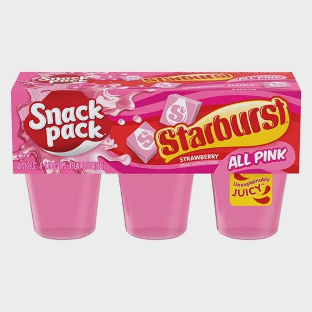 Starburst Strawberry Juicy gels Snack Pack 19.5 Oz