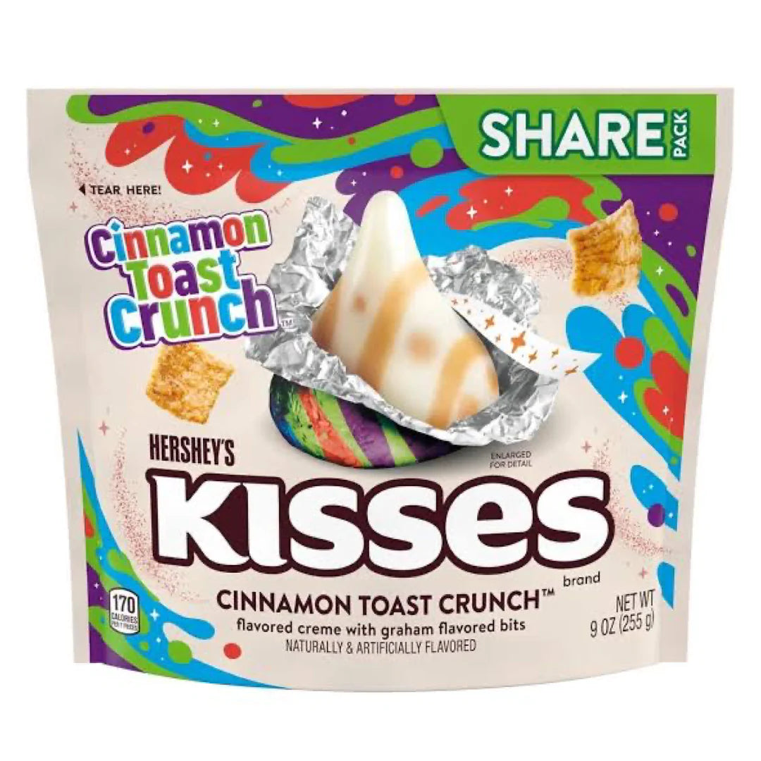 US Hershey's Kisses Cinnamon Toast Crunch Share Pack 255g