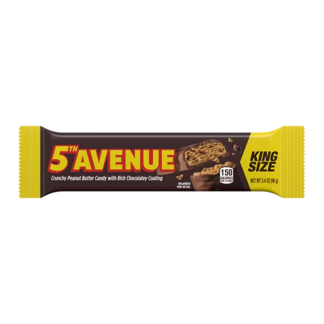 5th Avenue King Size Chocolate Bar 96g single retail item