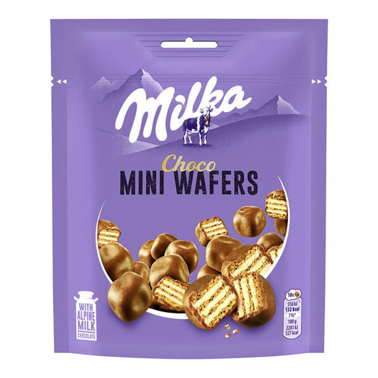 UK Milka Mini Wafers 110g