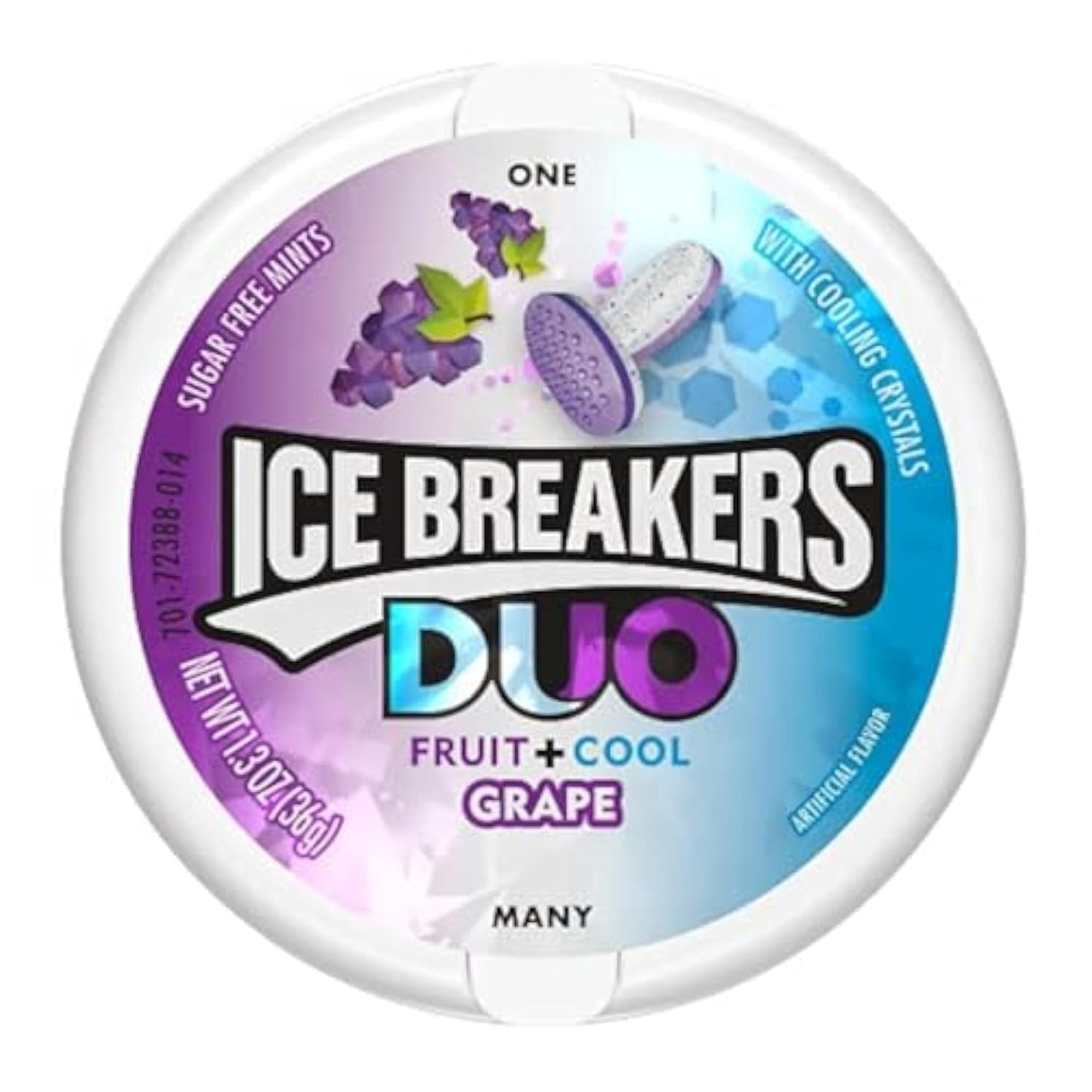 US Ice Breakers Duo Fruit + Cool Grape Mints 36g