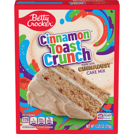Betty Crocker Cinnamon Toast Crunch Cinnadust Coffee Cake Mix 419g (BBD:- 8Aug,2025)