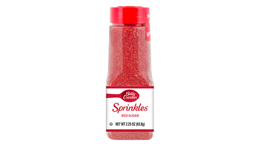 Betty Crocker Sprinkles Red Sugar 2.25Oz
