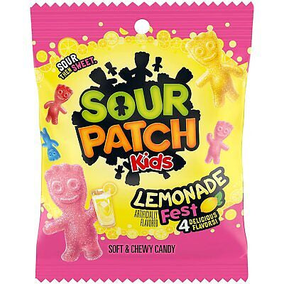 Sour Patch Kids Lemonade Fest Soft & Chewy Candy 227g