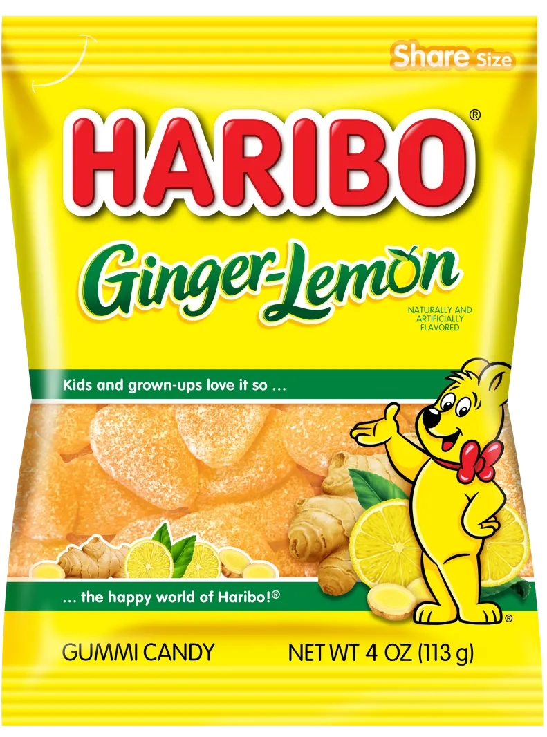 Haribo Ginger Lemon 113g