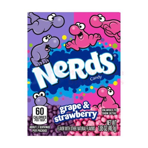 US Nerds Grape and Strawberry 46.7g
