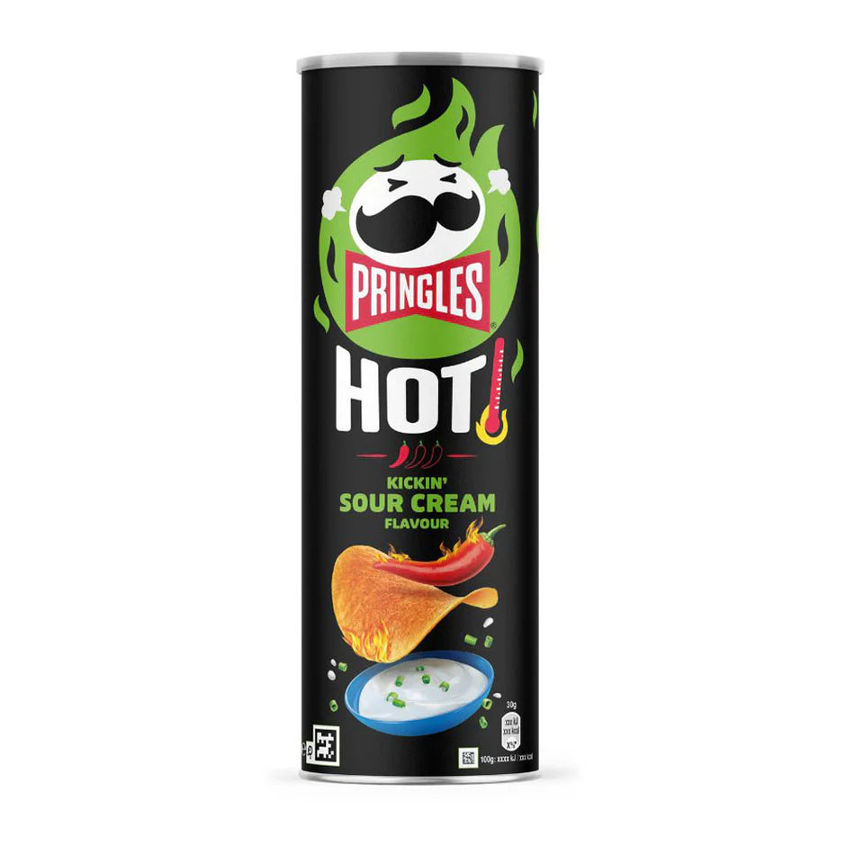 UK Pringles Hot Kickin’ Sour Cream 160g