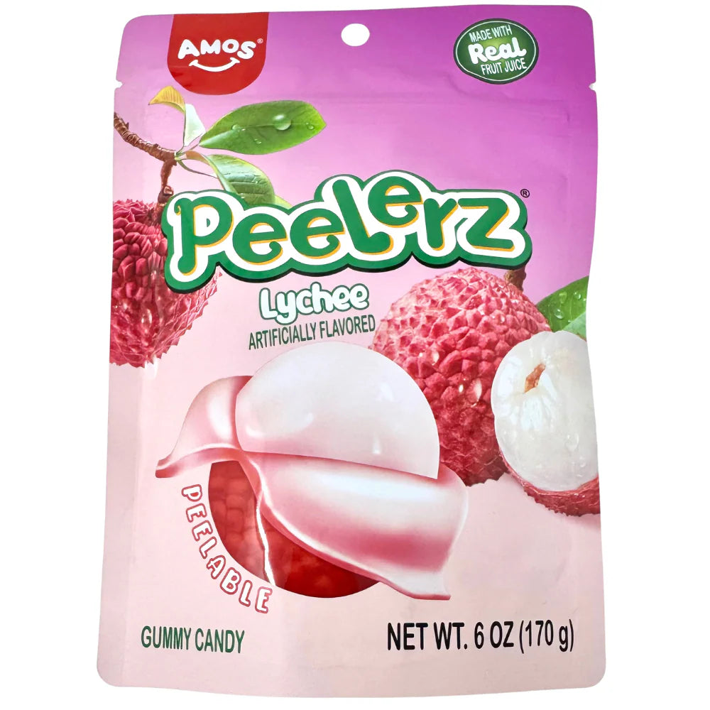 Amos Peelerz Gummy Lychee 170g