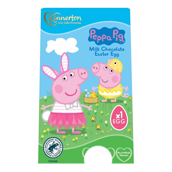 Kinnerton Peppa Pig Milk Chocolate Easter Egg 50g