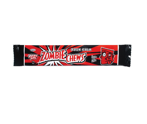 Zombie Chews Sour Cola Mega Size 28g