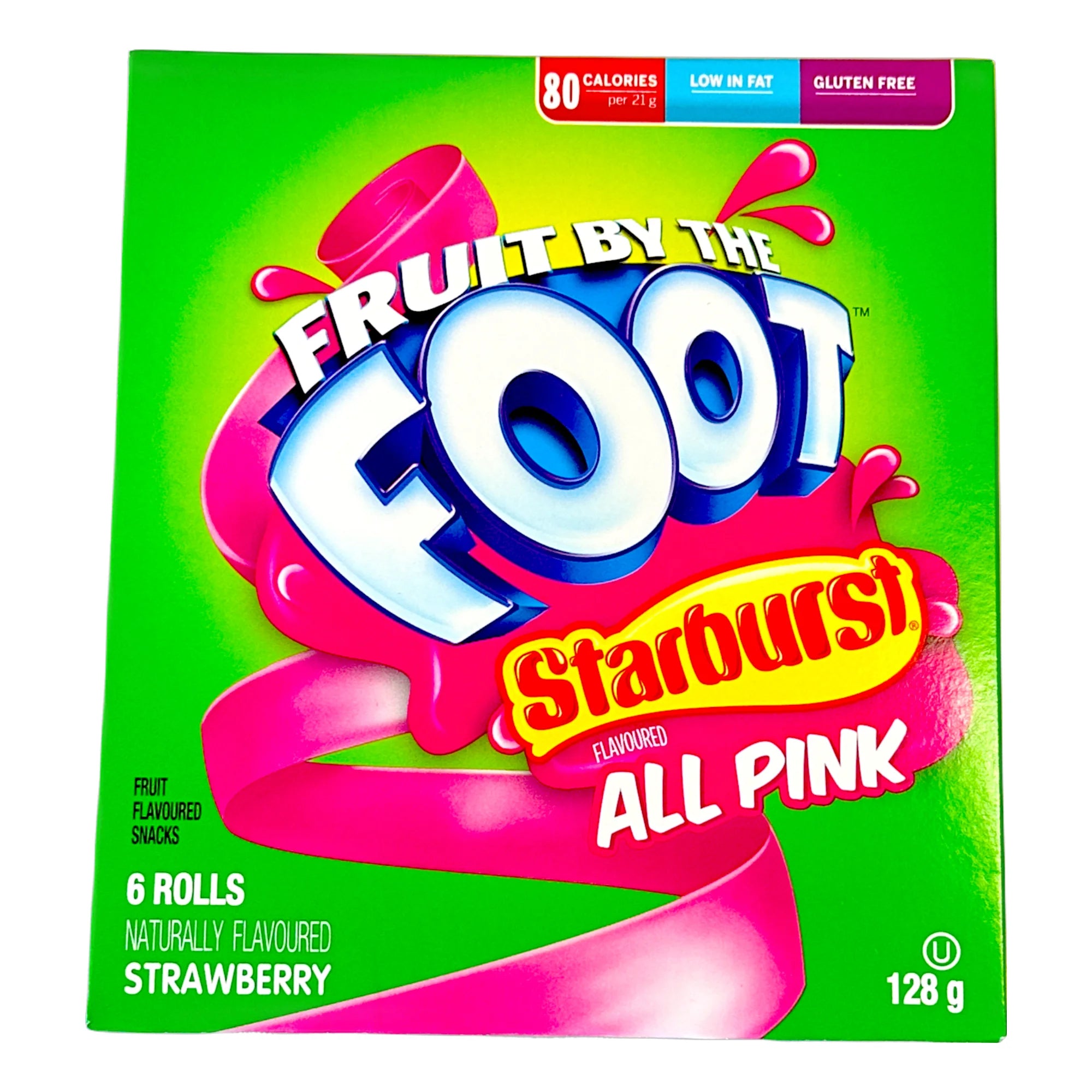Fruit By The Foot Starburst flavoured strawberry rolls 128g Candyverse