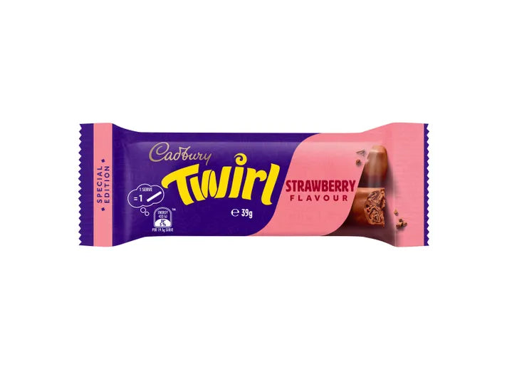 Cadbury Twirl Strawberry 39g