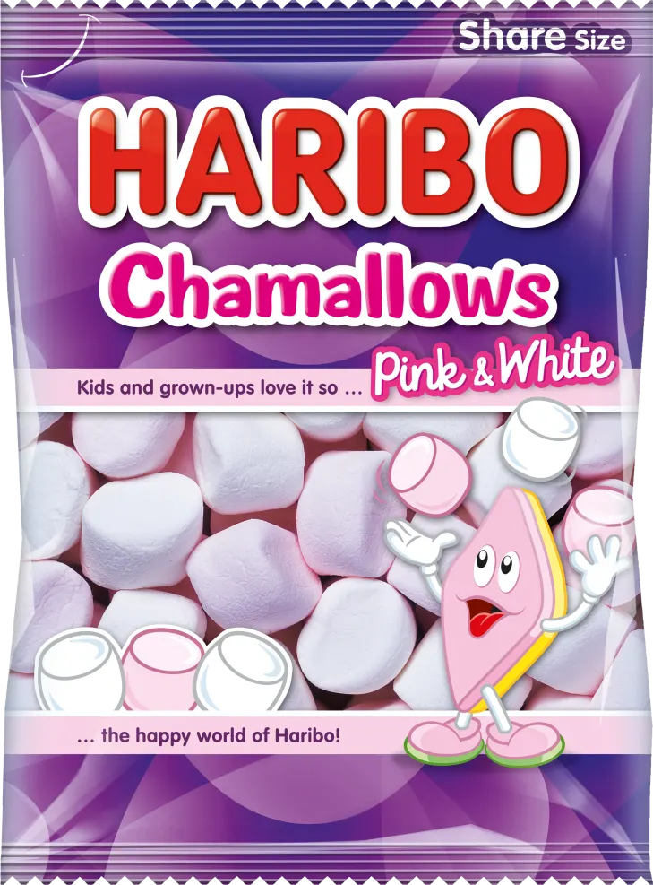 Haribo Chamallows Pink And White 140g
