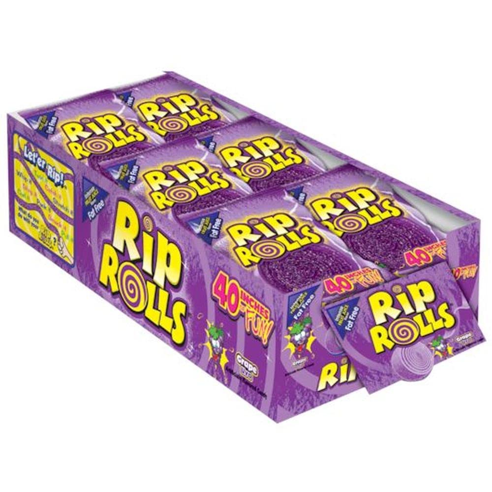 Rip Rolls Grape 1.4Oz
