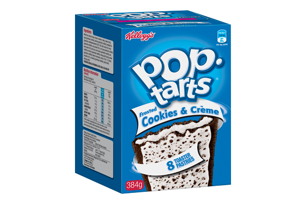 Kellogg’s Pop Tarts Frosted Cookies & Crème 384g