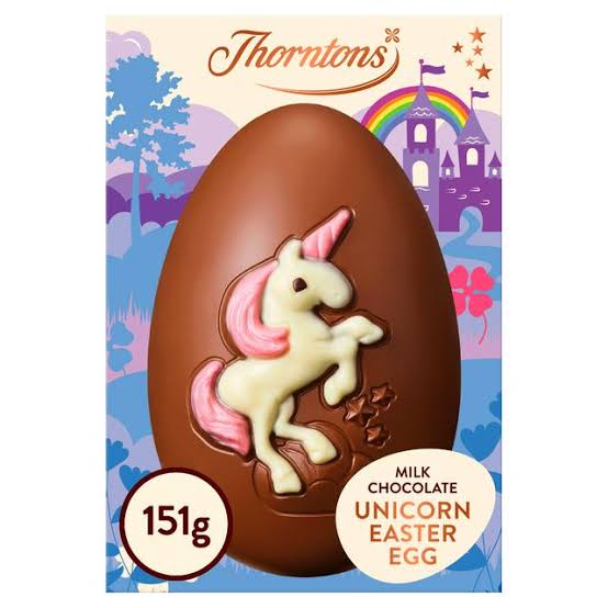 Thorntons Milk Chocolate Large Unicorn Easter Egg 151g
