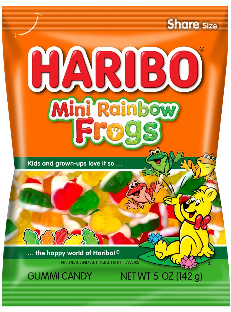 Haribo Mini Rainbow Frogs 142g
