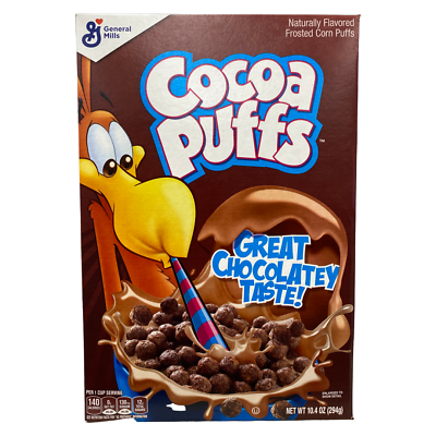 Cocoa puffs great chocolatey taste 10.4oz (BBD:- 22/8/2025)