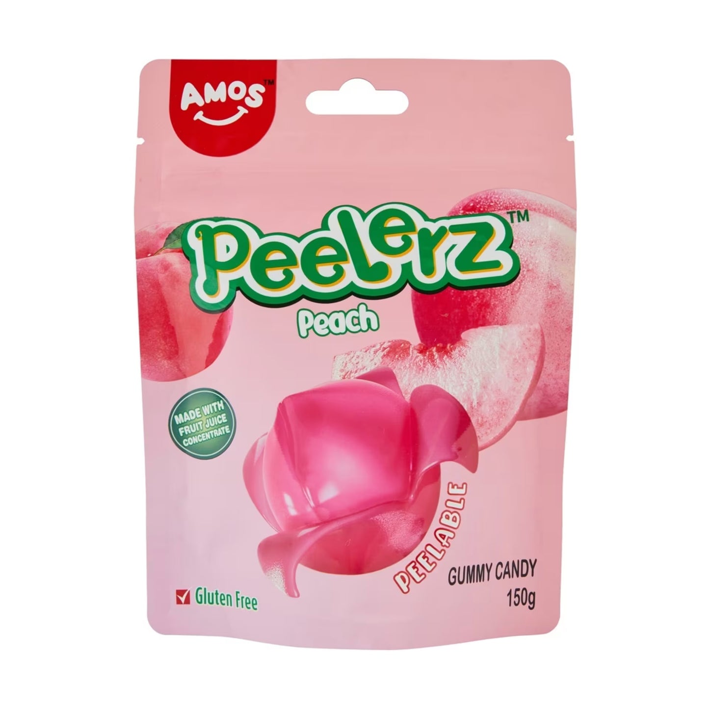 Amos Peelerz Peach Gummy 150g