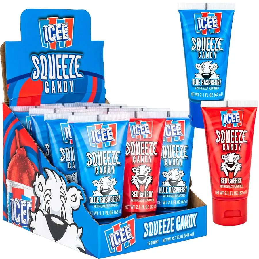 Icee Squeeze Candy Red Cherry 2.1 Oz