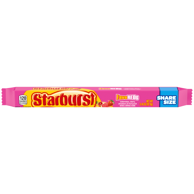 US Starbust Fruit Chews Fave Reds Share Size 97.8g