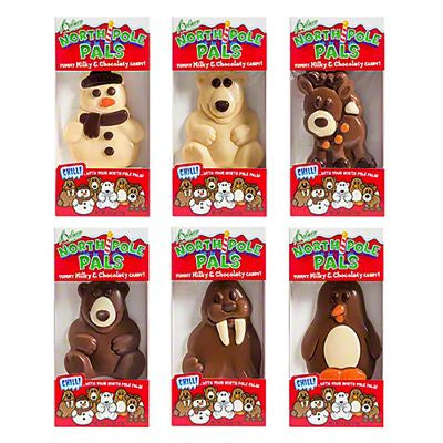Palmer North Pole Pals yummy milky and chocolaty candy 2.5 oz (assorted)