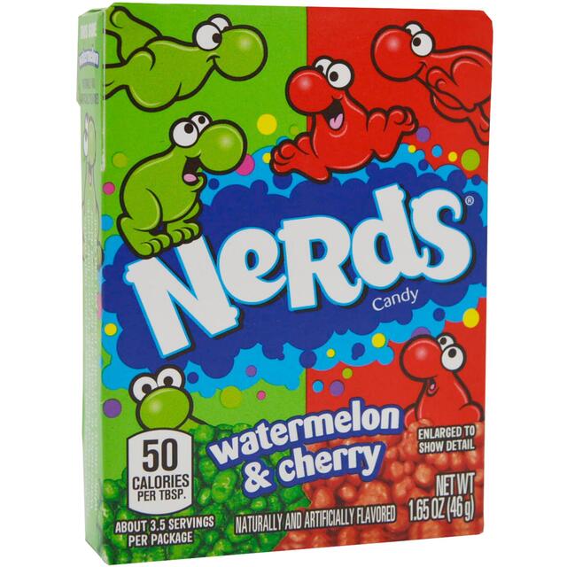 US Nerds Watermelon and Cherry 46.7g