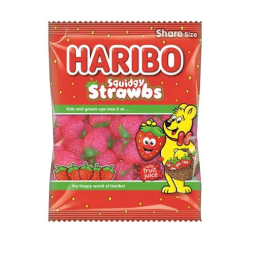 Haribo Squidgy Strawbs 160g