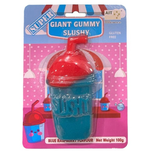 Giant Gummy Slushy Blue raspberry flavour 100g