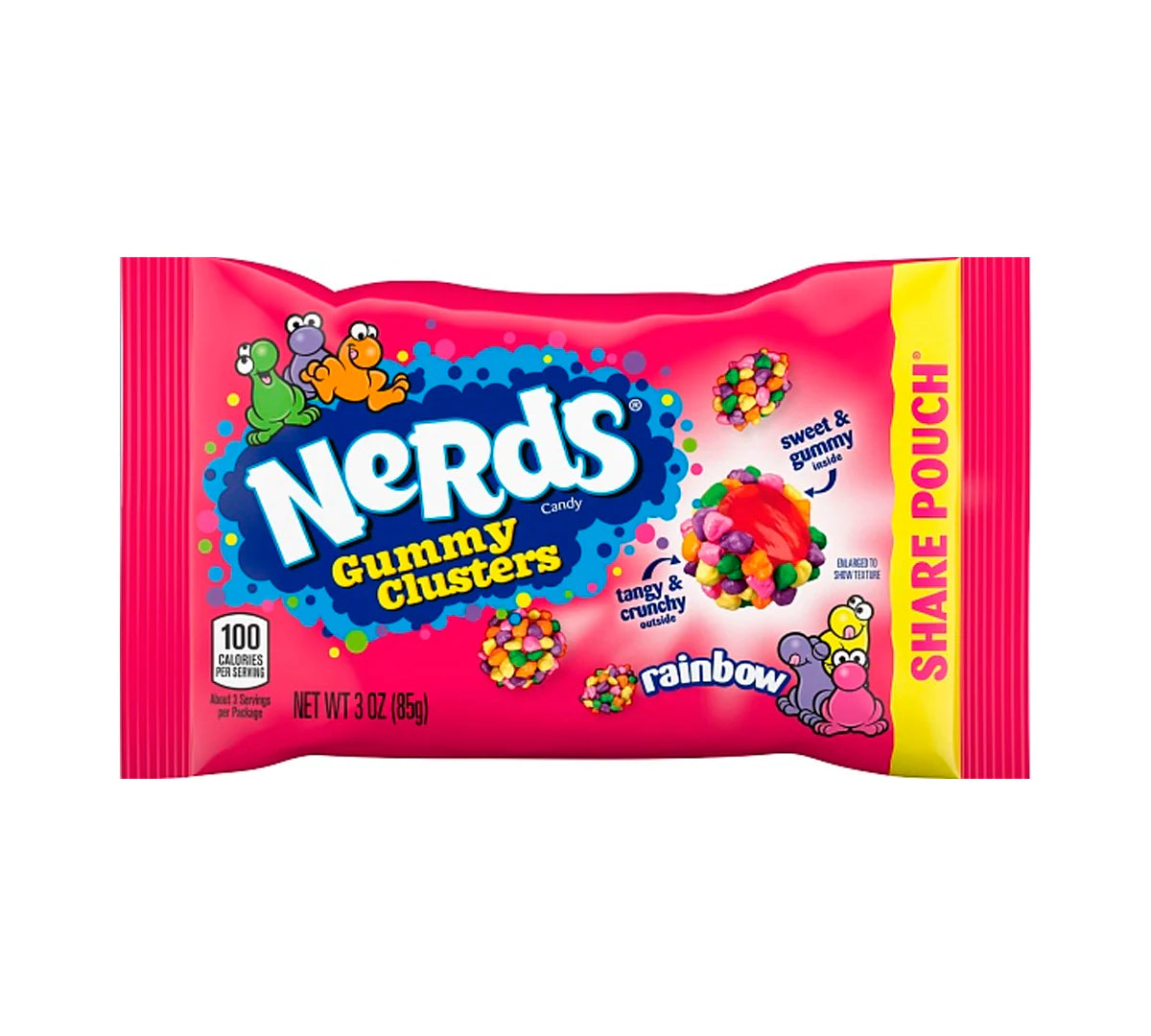 Nerds Gummy Clusters Rainbow 3 Oz