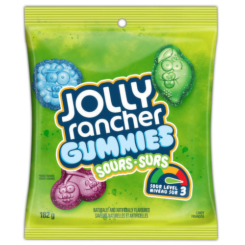Jolly Rancher Gummies Sours-Surs 182g