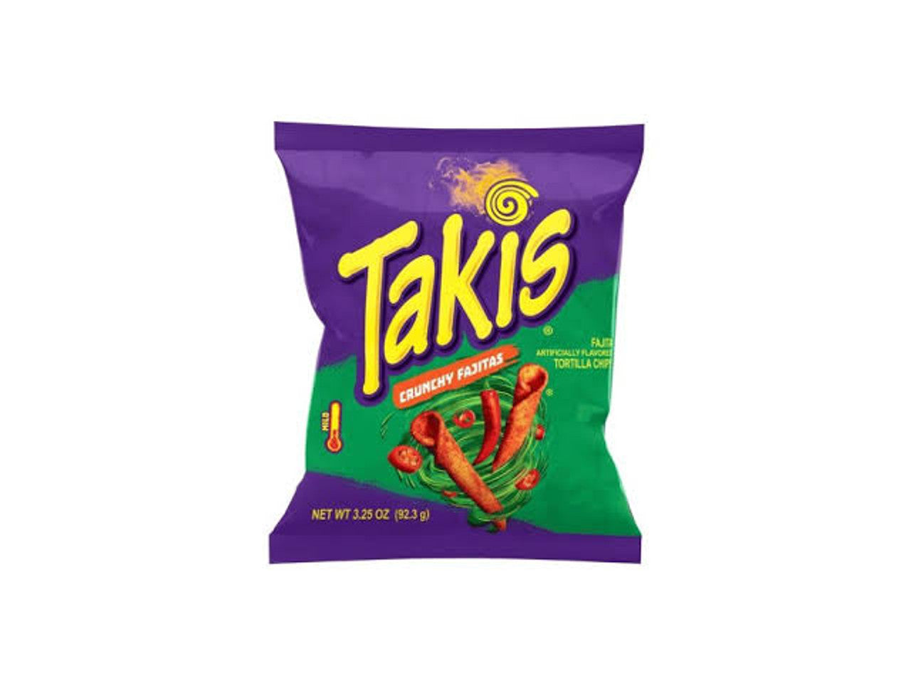 Takis Crunchy Fajita Rolled Tortilla Chips 92g