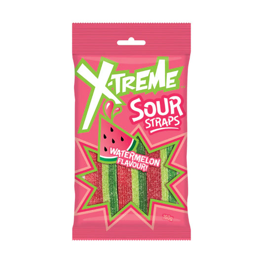 X-Treme sour straps watermelon flavour 160g
