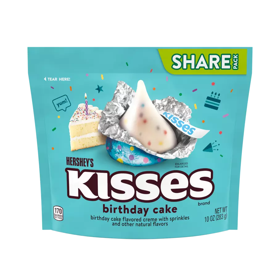 Hershey’s Kisses Birthday Cake Share Pack 283g