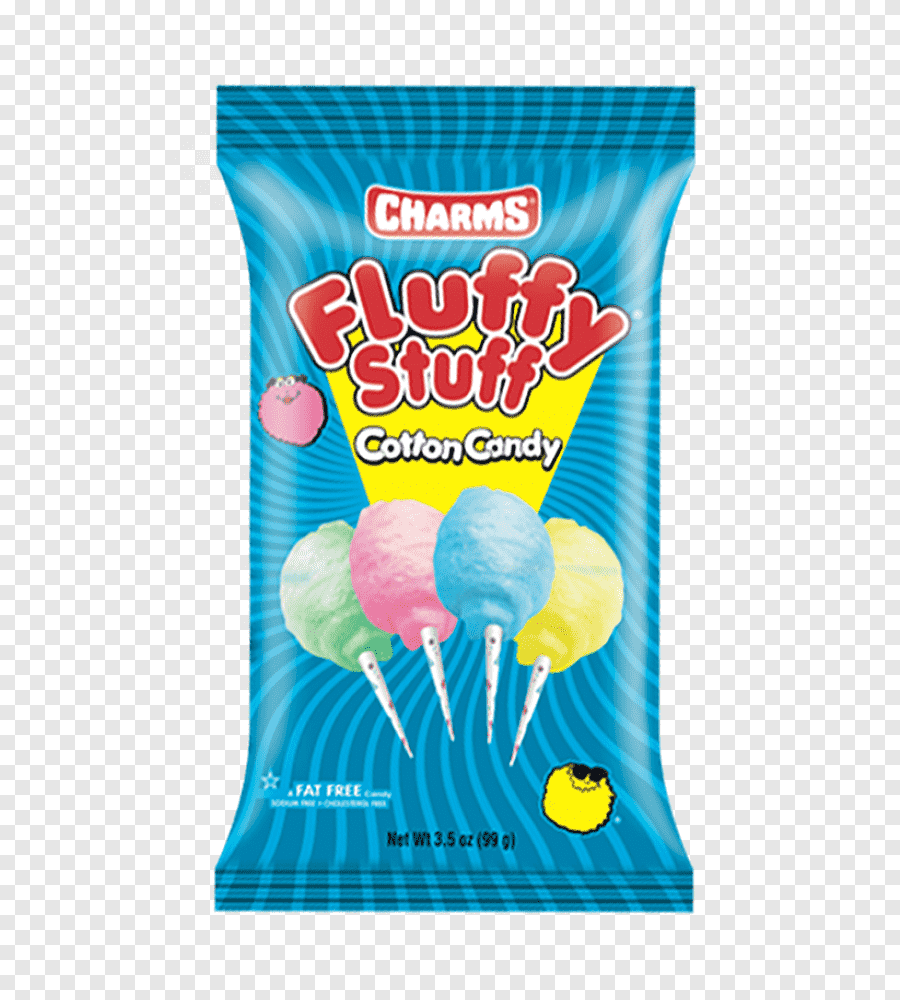Charms Fluffy Stuff Cotton Candy 3.5Oz