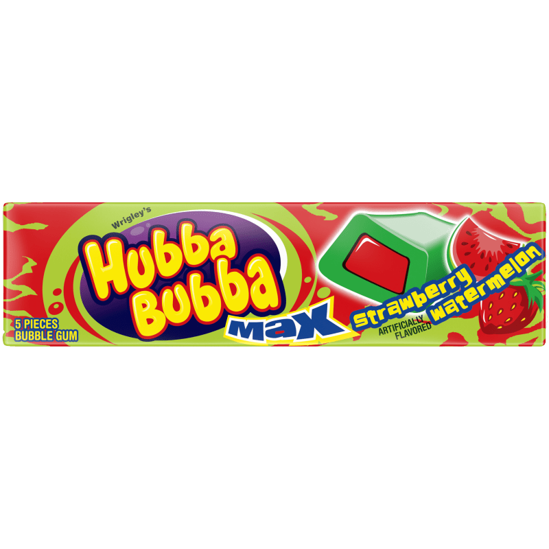 Hubba Bubba Max Strawberry Watermelon Bubble Gum