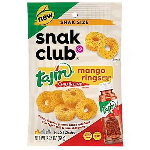 Snak Club Tajin Mango Rings 64g