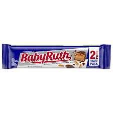 Baby Ruth Dry Roasted Peanuts, Rich Caramel And Smooth Nougat 93.5g