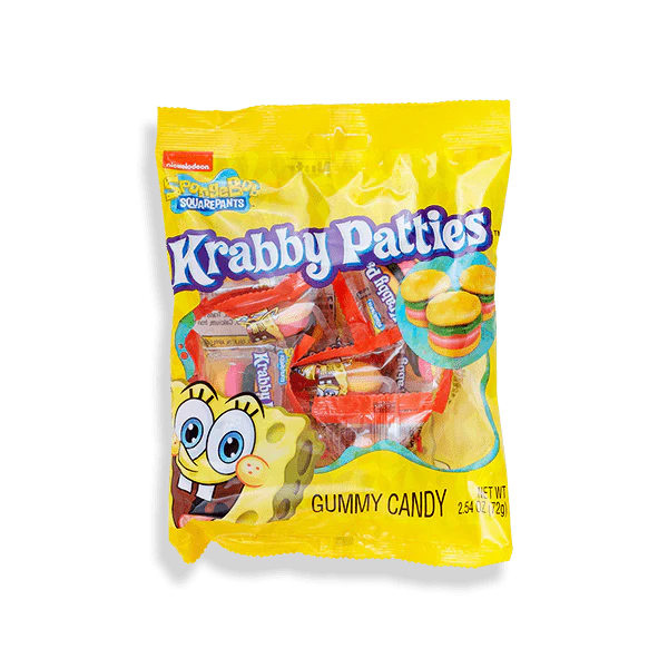 Krabby Patties Gummy Candy 72g