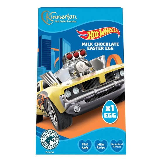 Kinnerton Hot Wheels Milk Chocolate Easter Egg 50g