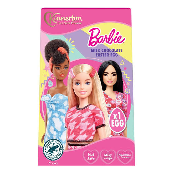 Kinnerton Barbie Milk Chocolate Easter Egg 50g