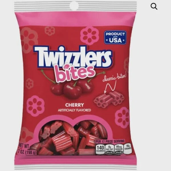 Twizzlers Bites Cherry 198g