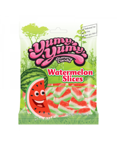 Yumy Yumy Gummy Candy Watermelon Slices 4.5Oz