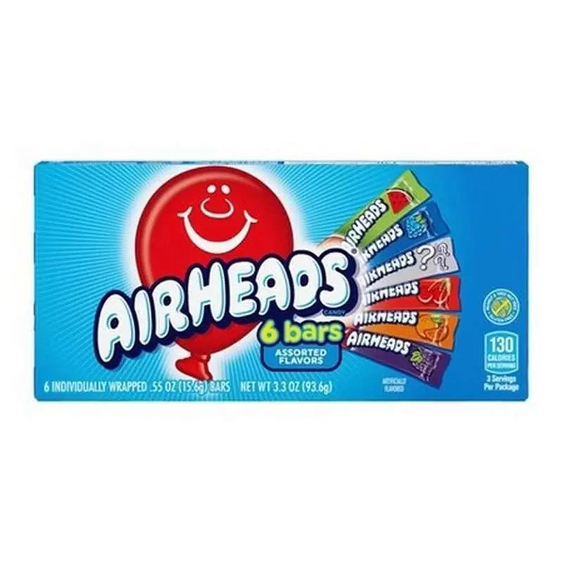 US Airheads 6 Bars 93.6g