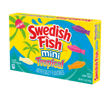 Swedish Fish Mini Tropical 3.5 Oz